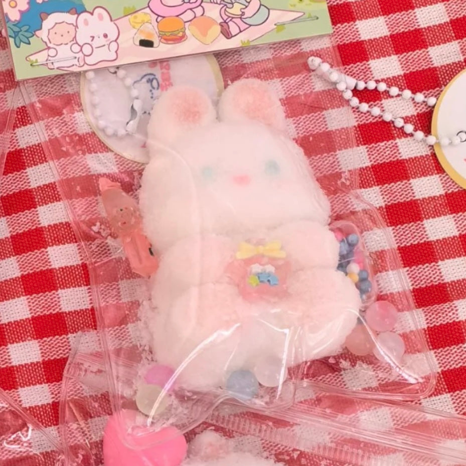 Rabbit & Lamb Candy bag taba squishy toy - Charming Cheese