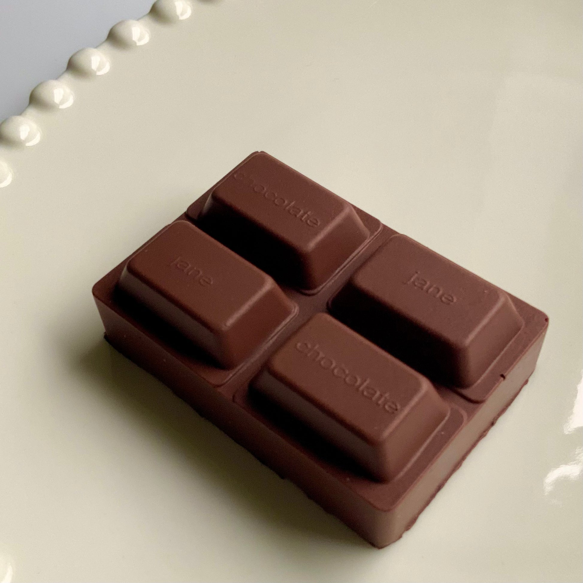 Mini Brown/ Pink Chocolate Bar Slow Rising Squishy - Charming Cheese