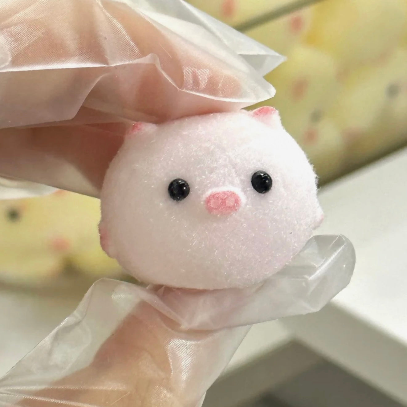 Mini animal collection pig chick bird duck taba squishy toy pendant