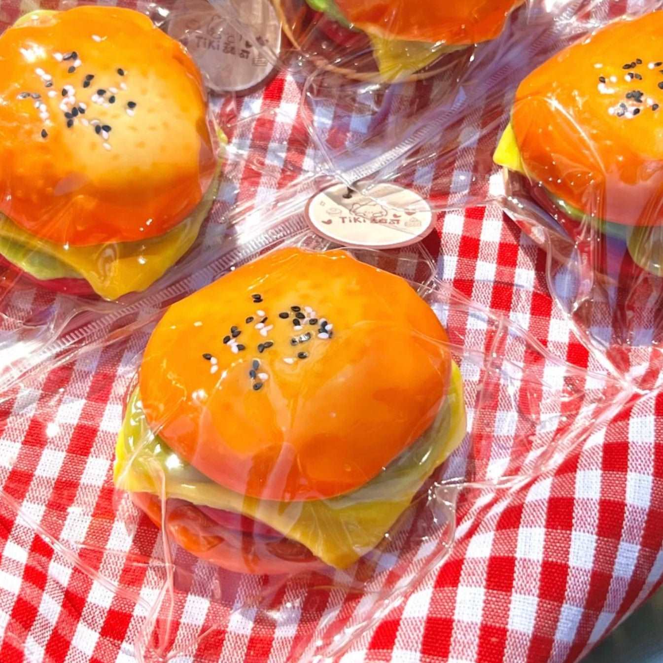 Seven-layer hamburger taba squishy toy - Charming Cheese