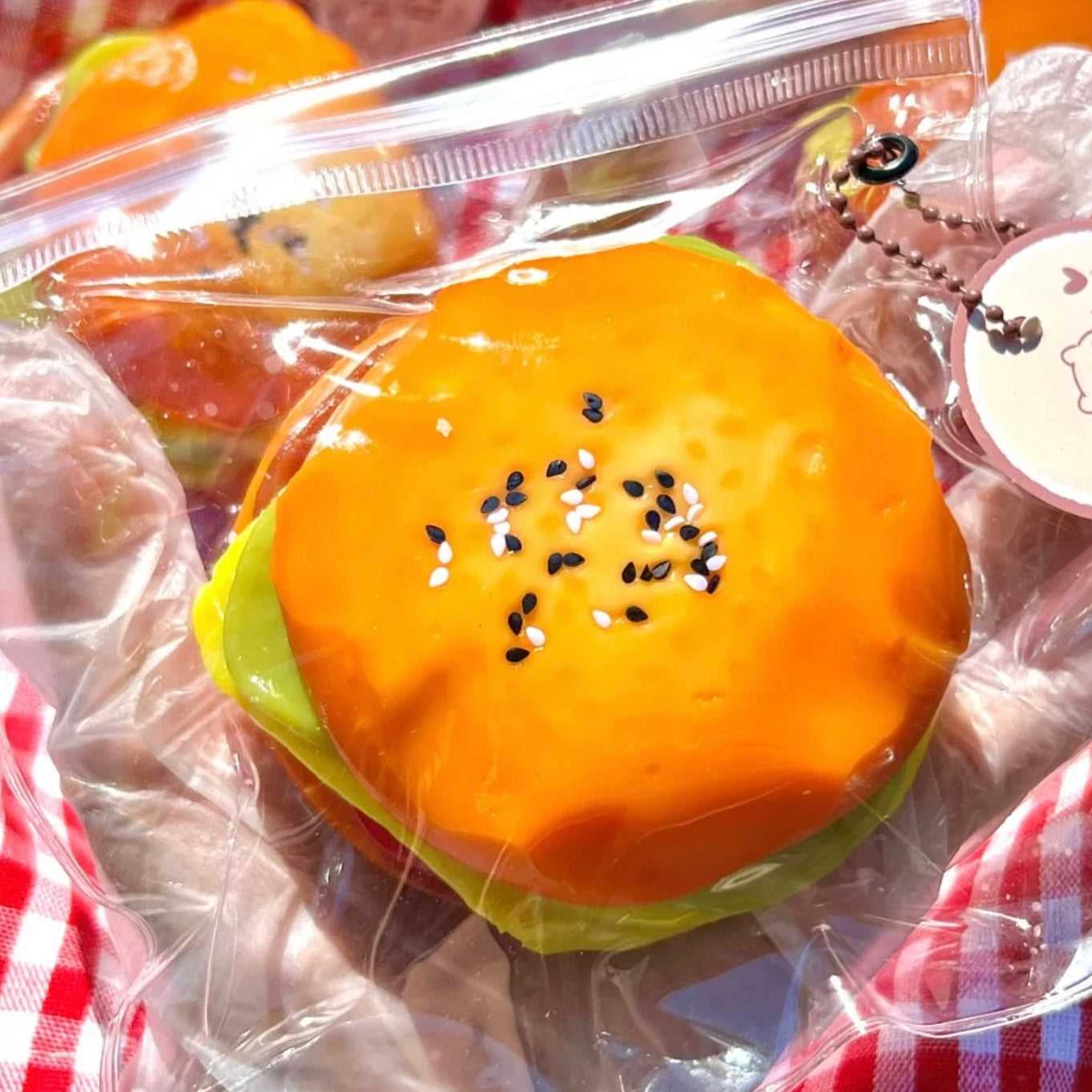 Seven-layer hamburger taba squishy toy - Charming Cheese