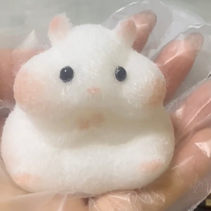 Cute little hamster taba squishy toy - Charming Cheese