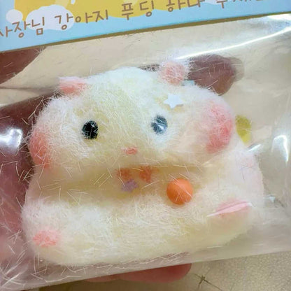 Cute little hamster taba squishy toy - Charming Cheese