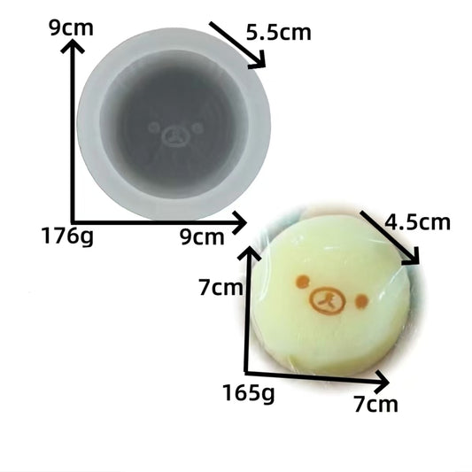 Bear Radish Silicone Mold for Making Taba Squishy