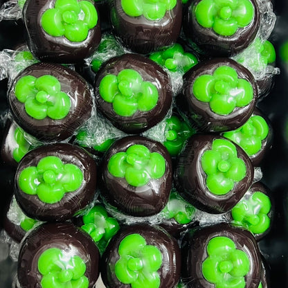 Crunchy Chubby Mangosteen Stress Ball Fidget Toy