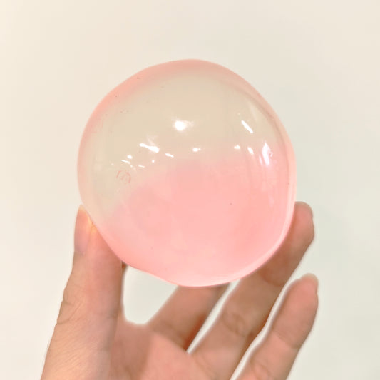 Green /Blue /Pink Dual-color Filling Coconut Oil Malleable Handmade Stress Ball