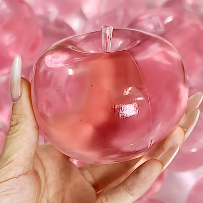 Formable Crystal Pink /Blue Creamy Texture Big Apple 🍎 Vaseline Stress Ball