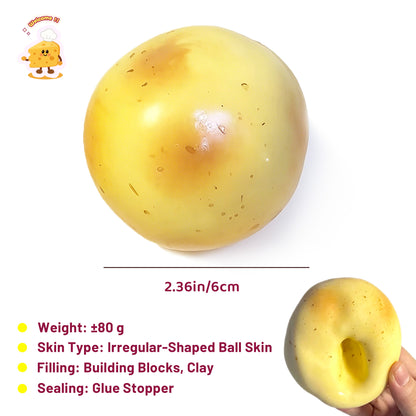 Crunchy Round Building Blocks Filling Potato Handmade Stress Ball