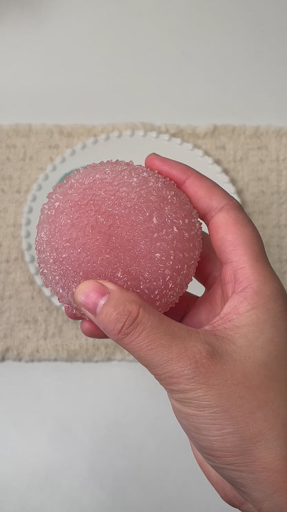 Icy Bayberry Red/ Blue/ Pink Slush Stress Ball Handmade Fidget Toy