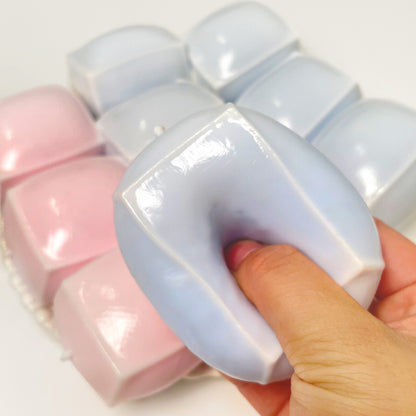 Crab Roe Pearl Tofu Stress-relieving Ball Fidget Toy - Charming Cheese